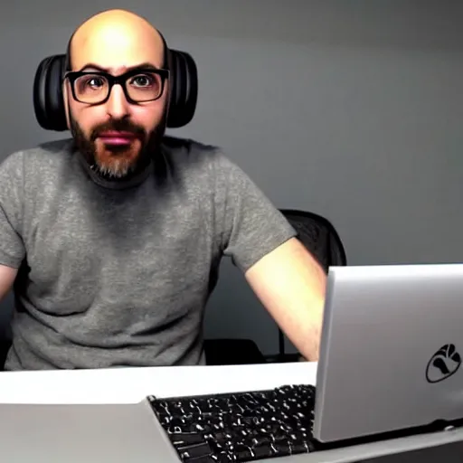 Image similar to vsauce doing a pro gamer move