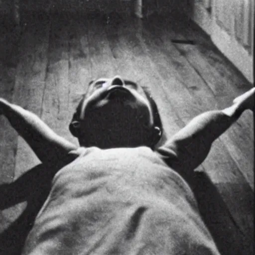 Image similar to a 1960 photo of exorcism