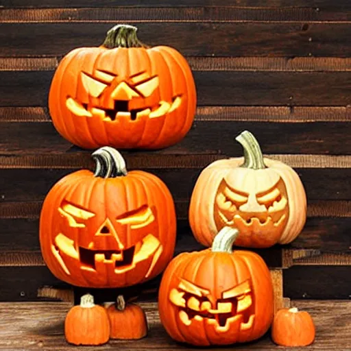 Image similar to strong pumpkin, buff pumpkin, muscular pumpkin