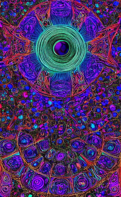 Image similar to spinel of klikidi, psychedelic, intricate, 4K,