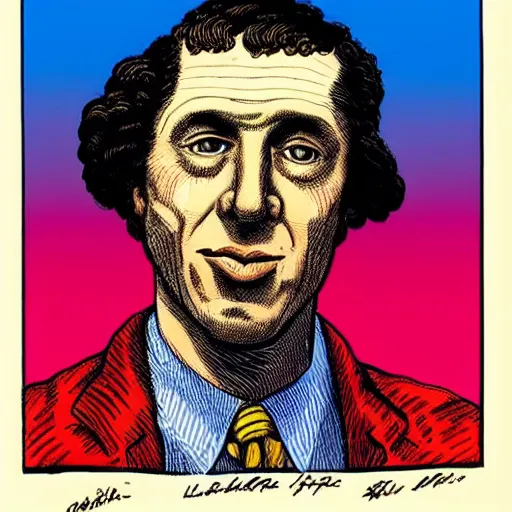 Prompt: “portrait of barthelemy attisso, by Robert crumb, coloured, graphic”