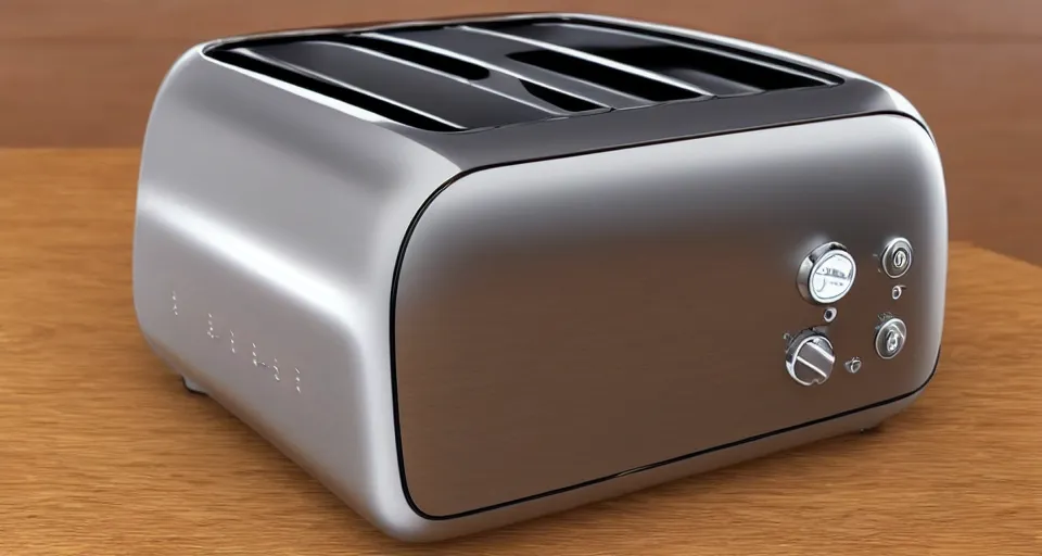 Image similar to a toaster from the future