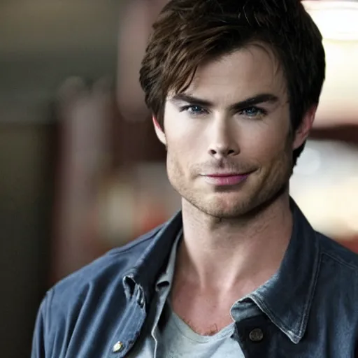 Image similar to Ian Somerhalder as Dean Winchester in Supernatural