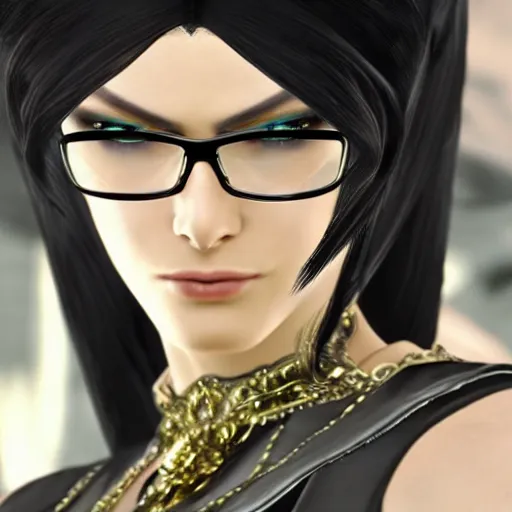 Image similar to Bayonetta looking gorgeous amazing level of detail 8k resolution hyperdetailed photorealism