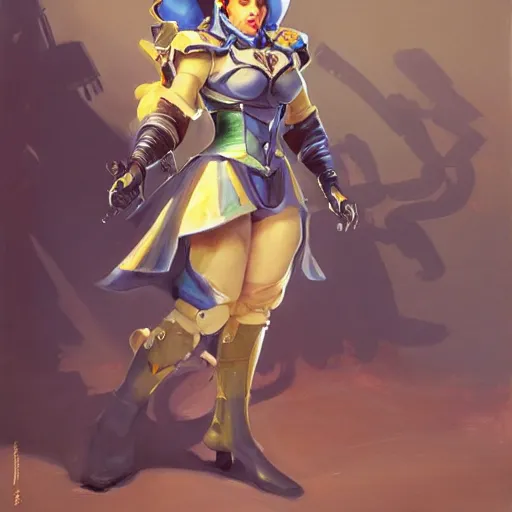 Prompt: greg manchess portrait painting of armored alice from alice in wonderland as overwatch character, medium shot, asymmetrical, profile picture, organic painting, sunny day, matte painting, bold shapes, hard edges, street art, trending on artstation, by huang guangjian, gil elvgren, ruan jia, randy vargas, greg rutkowski