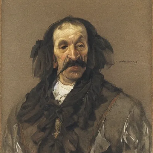 Prompt: Stańczyk by Jan Matejko