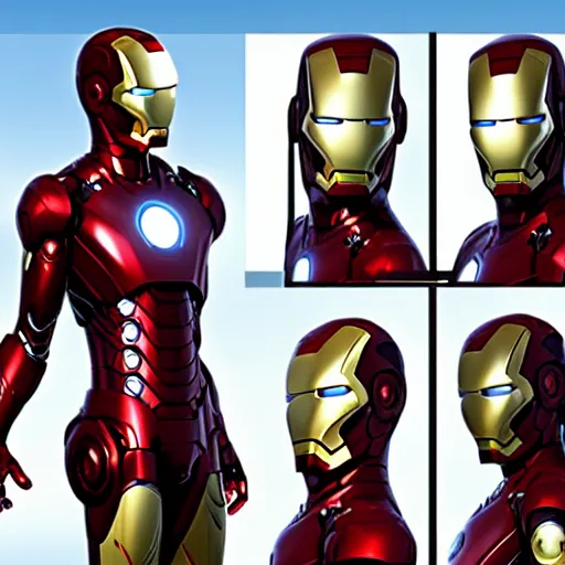 Prompt: Iron man as a female character helmet removed , 4k detailed, very very well detailed image