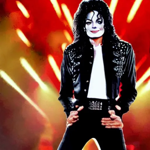 Prompt: Michael Jackson in 2022, New music video