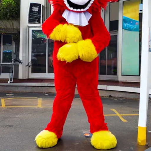 Image similar to ronald mcdonald fursuit