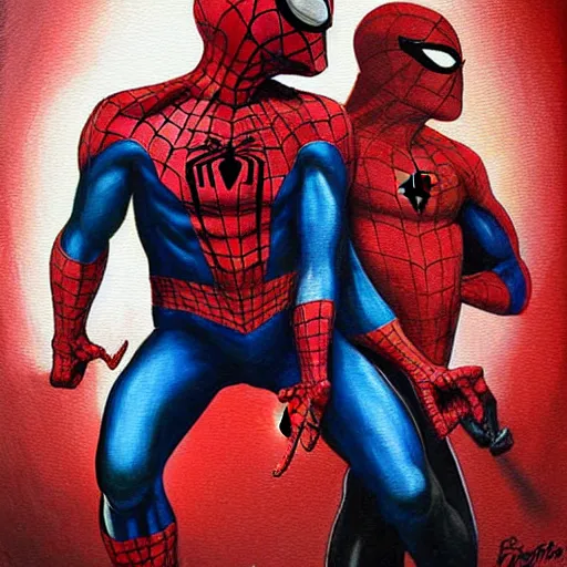 spiderman and daredevil marvel, detailed painting | Stable Diffusion |  OpenArt