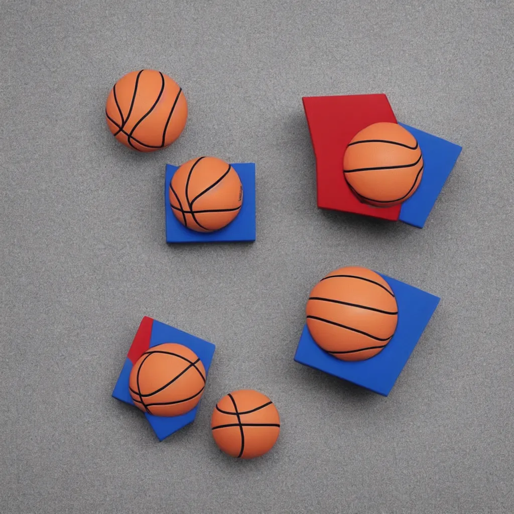 Image similar to a basketball in the shape of a cube