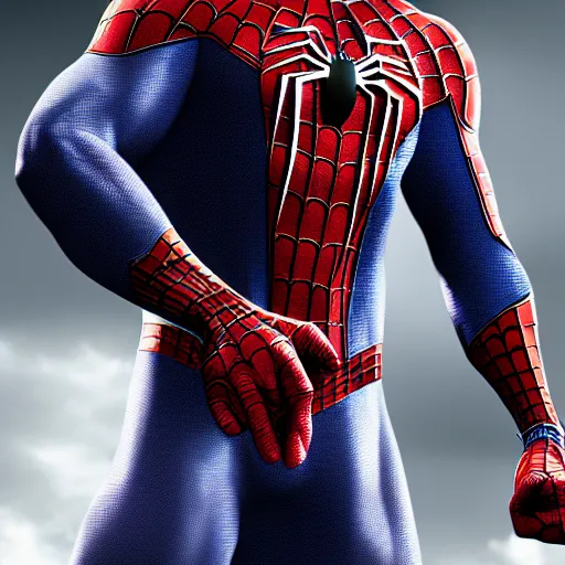 Image similar to characters portrait of Spiderman merged with MoonKnight, merged character, 4k, highly detailed, cinematic lighting