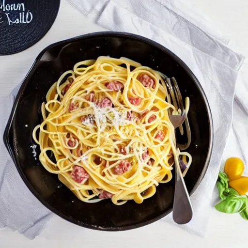 Prompt: perfect pasta alla Carbonara recipe