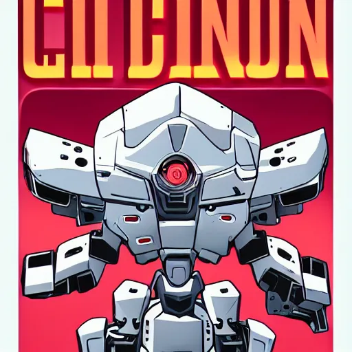 Image similar to a text that says Coiron in mecha typography, mecha font, mecha style letters, anime style, akira style.