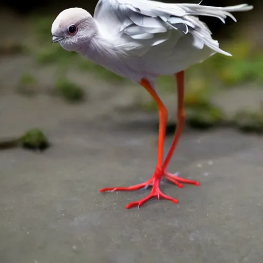 Prompt: a featherless biped