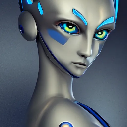 Prompt: amazing photorealistic close-up bust shot of a cute and beautiful anthro robot female drago, has two blue cat-like eyes, a sleek yet elegant design of metal plating, with two big epic wings behind her, two arms, the background is of the beach at night; high quality digital art, artstation, deviantart, furaffinity, high quality detail