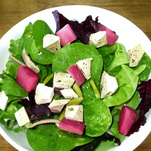 Prompt: stone salad