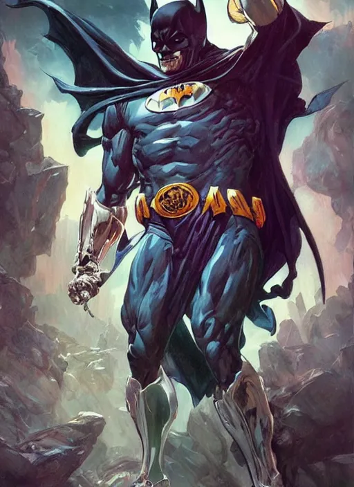 Prompt: skeletor as batman, incredibly detailed face, true anatomy, art by artgerm and greg rutkowski and alphonse mucha