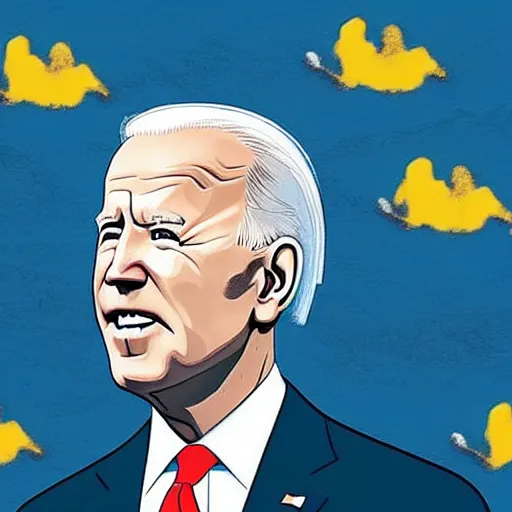 Image similar to joe biden, cave painting