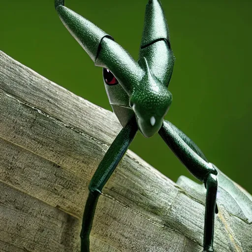 Prompt: national geographic photo of scyther, pokemon in the wild, intricate, portrait, 8 k highly professionally detailed, hdr, award winning