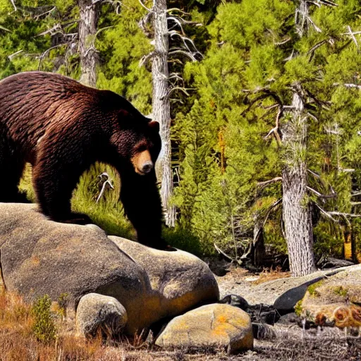 Image similar to a photograph taken in payette national forest with absolutely zero bears