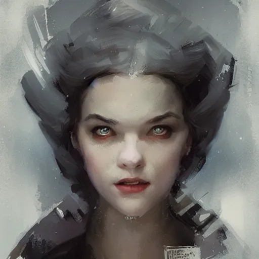 Prompt: portrait snow white and the seven dwarves by greg rutkowski