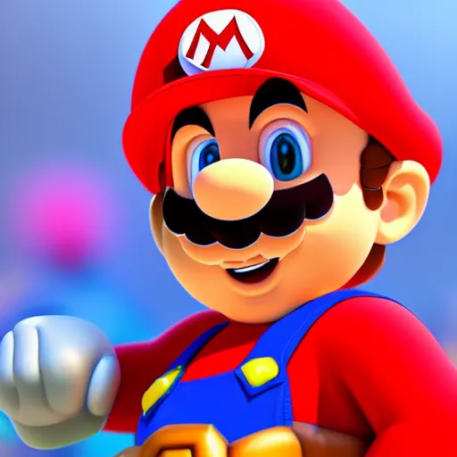 Prompt: super mario as a real looking human, real life, highly detailed, shot on iphone 1 3, photorealistic