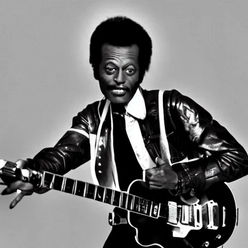Image similar to chuck berry, a still of back to the future ( 1 9 8 5 )