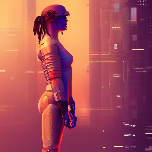 Image similar to cyberpunk full body photprealism ultradetailed digital art, golden ratio,, award winning, masterpiece trending on artstation 8 k 1 5 0 mpx