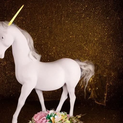 Prompt: a fairy sitting on a galloping unicorn, CANON Eos C300, natural lights, award winning photography