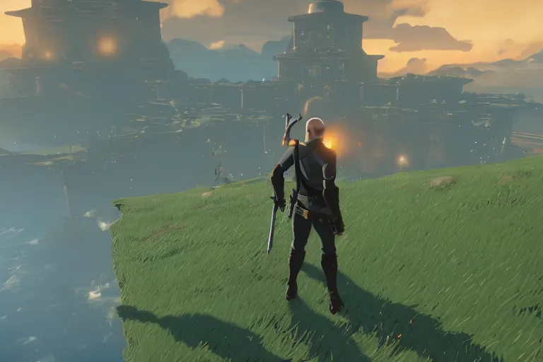 Image similar to agent 4 7 in botw, breath of the wild screenshot