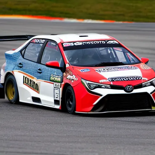 Image similar to Toyota Corolla SE racing