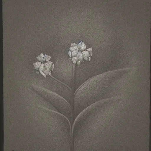 Image similar to Flower, M. C. Escher mezzotint