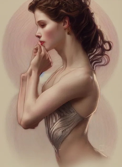 Prompt: ultra realistic illustration, prima ballerina, sci - fi, fantasy, symmetrical face, intricate, elegant, highly detailed, digital painting, artstation, concept art, smooth, sharp focus, illustration, art by artgerm and alphonse mucha