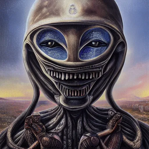 Prompt: alien invasion Ancient Athens, UFOs, oil on canvas, portrait, intricate, 8k highly professionally detailed, HDR, CGsociety