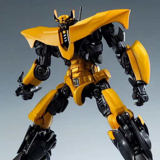 Image similar to Bumblebee as a Transformers figure