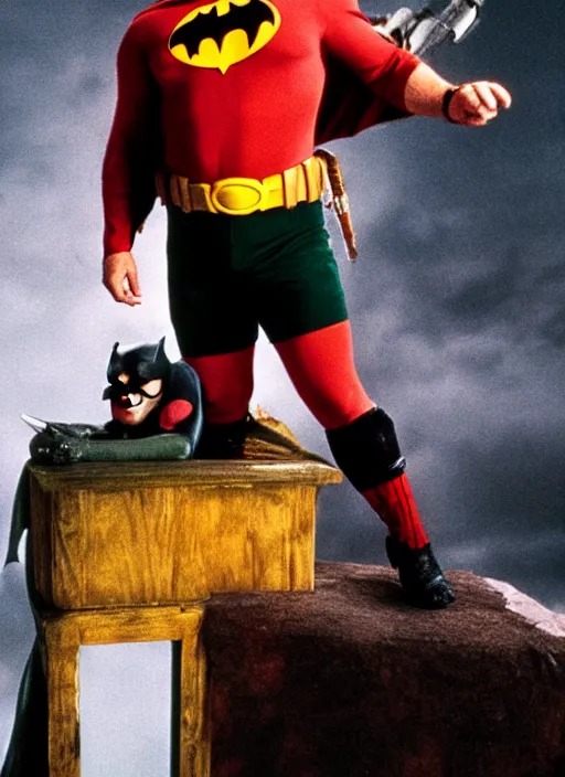 danny devito as robin batmans sidekick Stable Diffusion OpenArt danny devito as robin batmans sidekick Stable Diffusion OpenArt