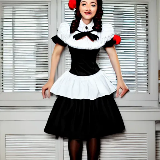 Image similar to french maid full body photoshot