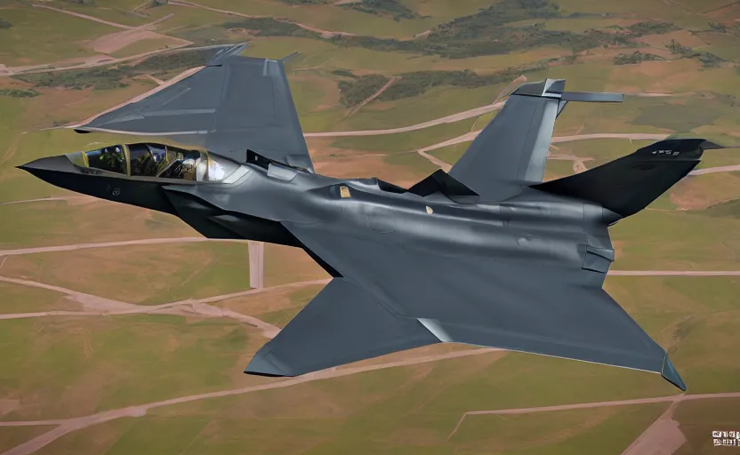 Image similar to panavia tornado and f 3 5 replica, top gun maverick, real aircrafts references, realistic paint job, from falcon bms, designed by polestar, promo photo, stunning, dcs world style, bokeh soft, shot on 1 5 0 mm, volumetric lightning, trending on instagram, by award winning photographer, symmetrical features