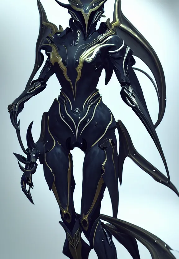 Image similar to exquisite cinematic full body shot of a beautiful saryn warframe, that's a giant beautiful stunning anthropomorphic robot female dragon with metal cat ears, posing elegantly, robot paws for feet, sharp claws, streamlined white armor, long elegant tail, two arms, two legs, long tail, detailed warframe fanart, destiny fanart, high quality digital art, macro art, dragon art, furry art, realistic digital art, warframe art, Destiny art, furaffinity, DeviantArt, artstation, 8k HD, octane render