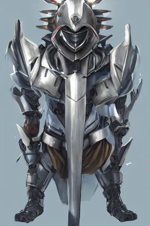 Image similar to helmet armor guardian destiny in witch queen illumination ray tracing hdr fanart arstation by sung choi robot ninja mask and eric pfeiffer and gabriel garza and casper konefal