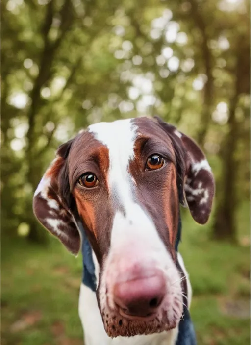 Prompt: a full portrait photo of frog bird horse cow dog, f / 2 2, 3 5 mm, 2 7 0 0 k, lighting, perfect faces, award winning photography.