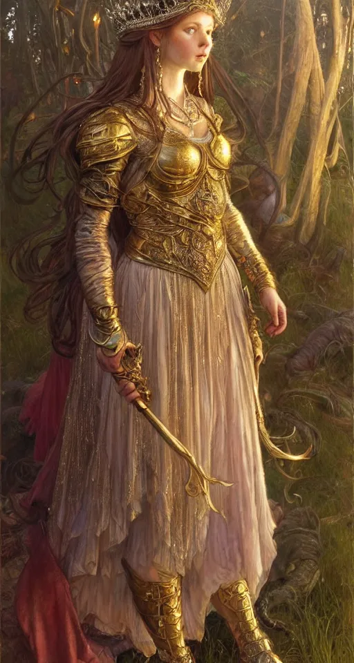 Image similar to highly detailed full body portrait of a enchanted wolf in the form of a beautiful young princess. d & d, art by donato giancola and ruan jia and carl larsson and magali villeneuve. trending on artstation, intricate details, energetic composition, golden ratio, concept art, illustration, elegant art