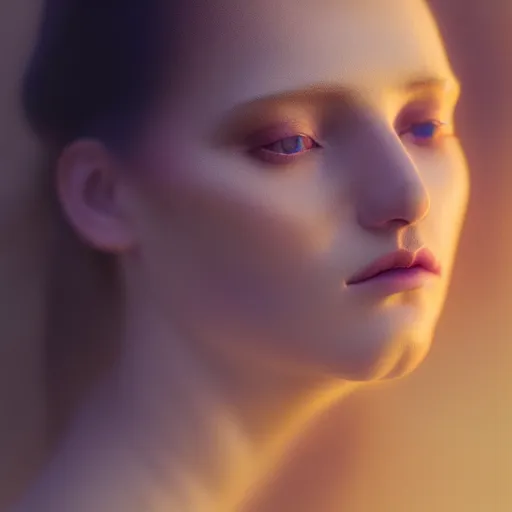 Image similar to photographic portrait of a stunningly beautiful renaissance priestess female in soft dreamy light at sunset, contemporary fashion shoot, by edward robert hughes, annie leibovitz and steve mccurry, david lazar, jimmy nelsson, breathtaking, 8 k resolution, extremely detailed, beautiful, establishing shot, artistic, hyperrealistic, beautiful face, octane render