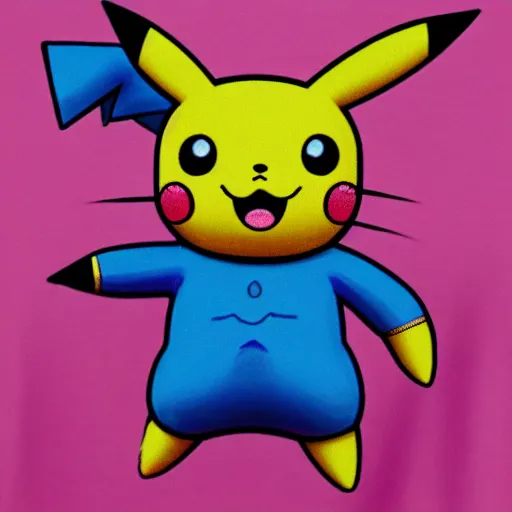 Image similar to cotton candy pikachu