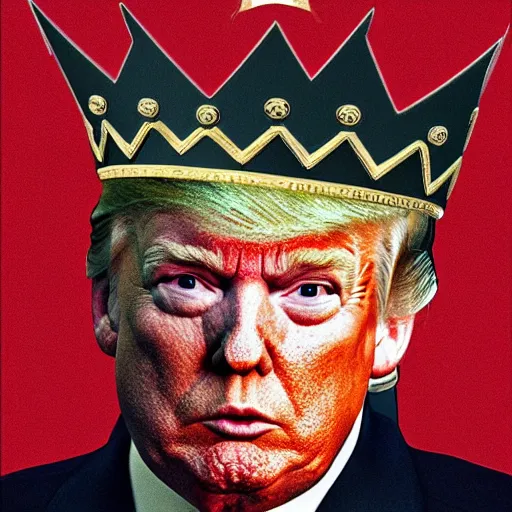 Prompt: cinematic full shot, donald trump as a knight, shinning armor, knights armor, donald trumps sexy face, intimidating pose, donald trump wearing a crown, by hans thoma