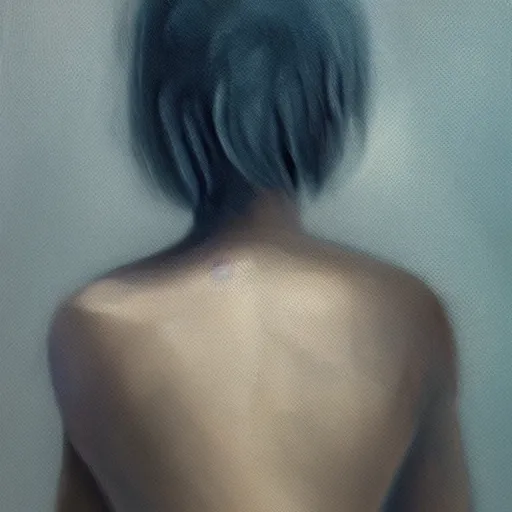 Image similar to what depression feels like, oil painting, pale colors, high detail, 8 k, wide angle, trending on artstation,