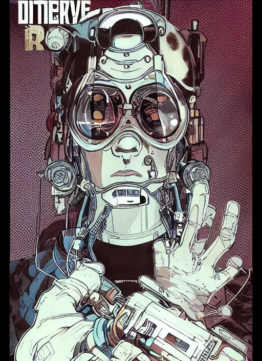 Image similar to cyberpunk detective. portrait by ashley wood and alphonse mucha and laurie greasley and josan gonzalez and james gurney. spliner cell, apex legends, rb 6 s, hl 2, d & d, cyberpunk 2 0 7 7. realistic face. character clothing. vivid color. dystopian setting.