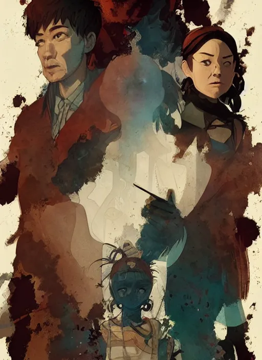 Image similar to poster for a film animation called the mother, 8 k, hd, dustin nguyen, akihiko yoshida, greg tocchini, greg rutkowski, cliff chiang