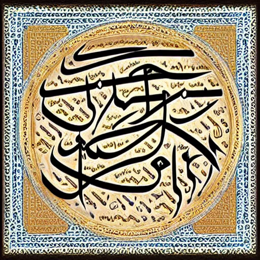 Image similar to arabic calligraphy